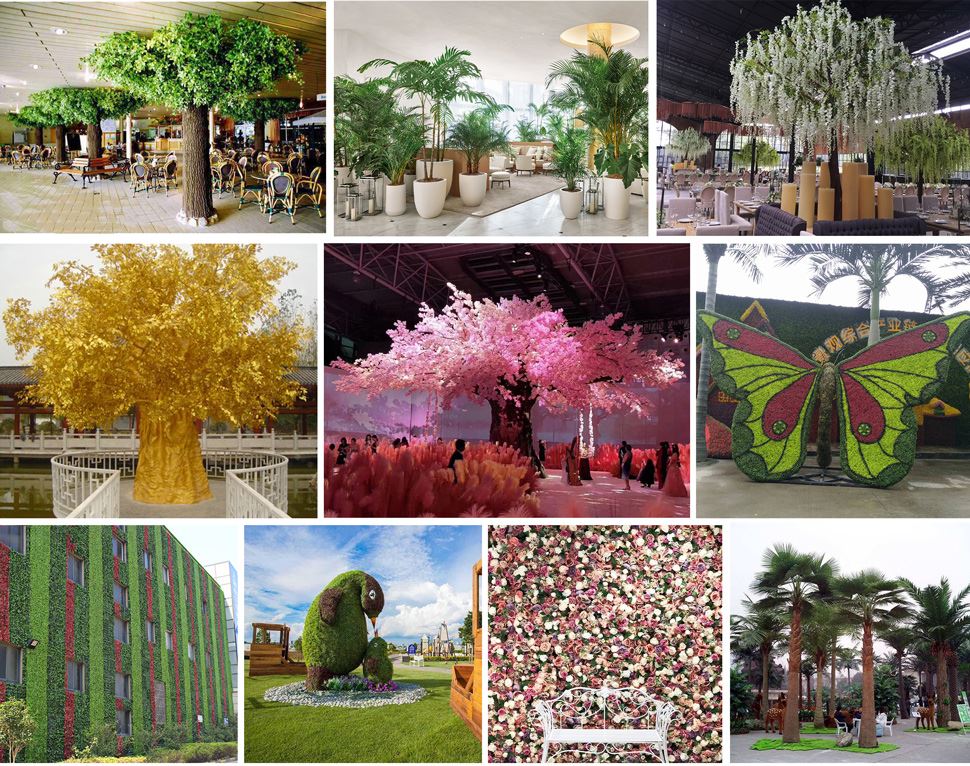 Source artificial trees and plants on HAC 