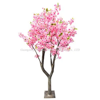 Albero fiorito rosa finto