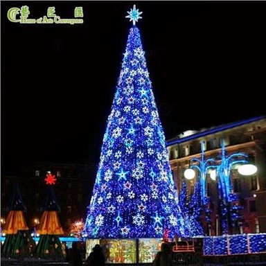Albero di Natale commerciale gigante esterno animato