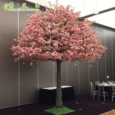 Decorazione di cerimonia nuziale esterna dell'albero di fiore di ciliegio finto vendita calda